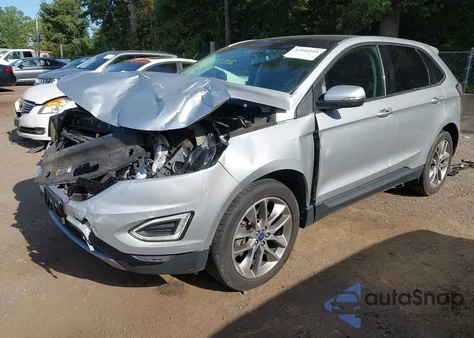 2015 Ford Edge Titanium z USA, uszkodzony, nr VIN 2FMTK4K81FBB82540